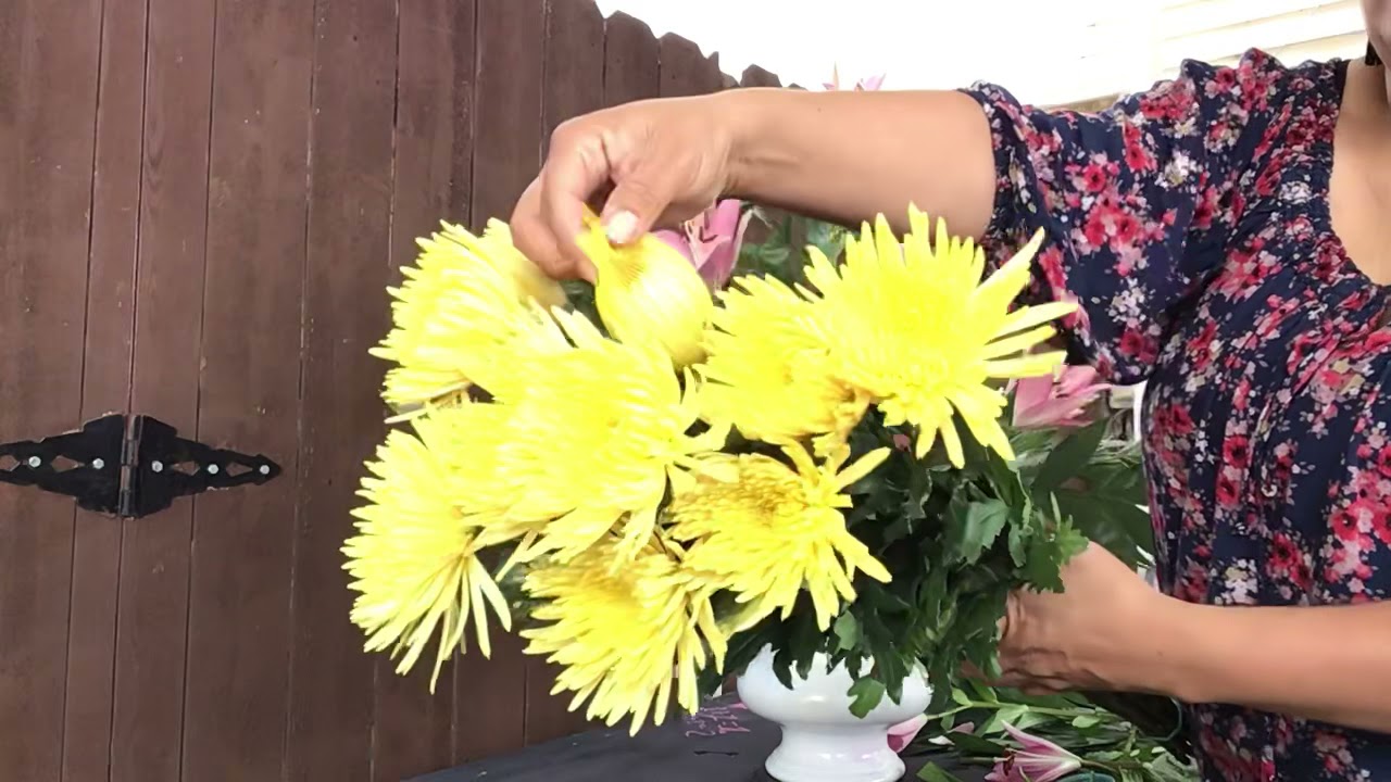 tutorial y tips de ARREGLO PARA IGLESIA , PASO A PASO CON FLORES NATURALES.   DIY#10