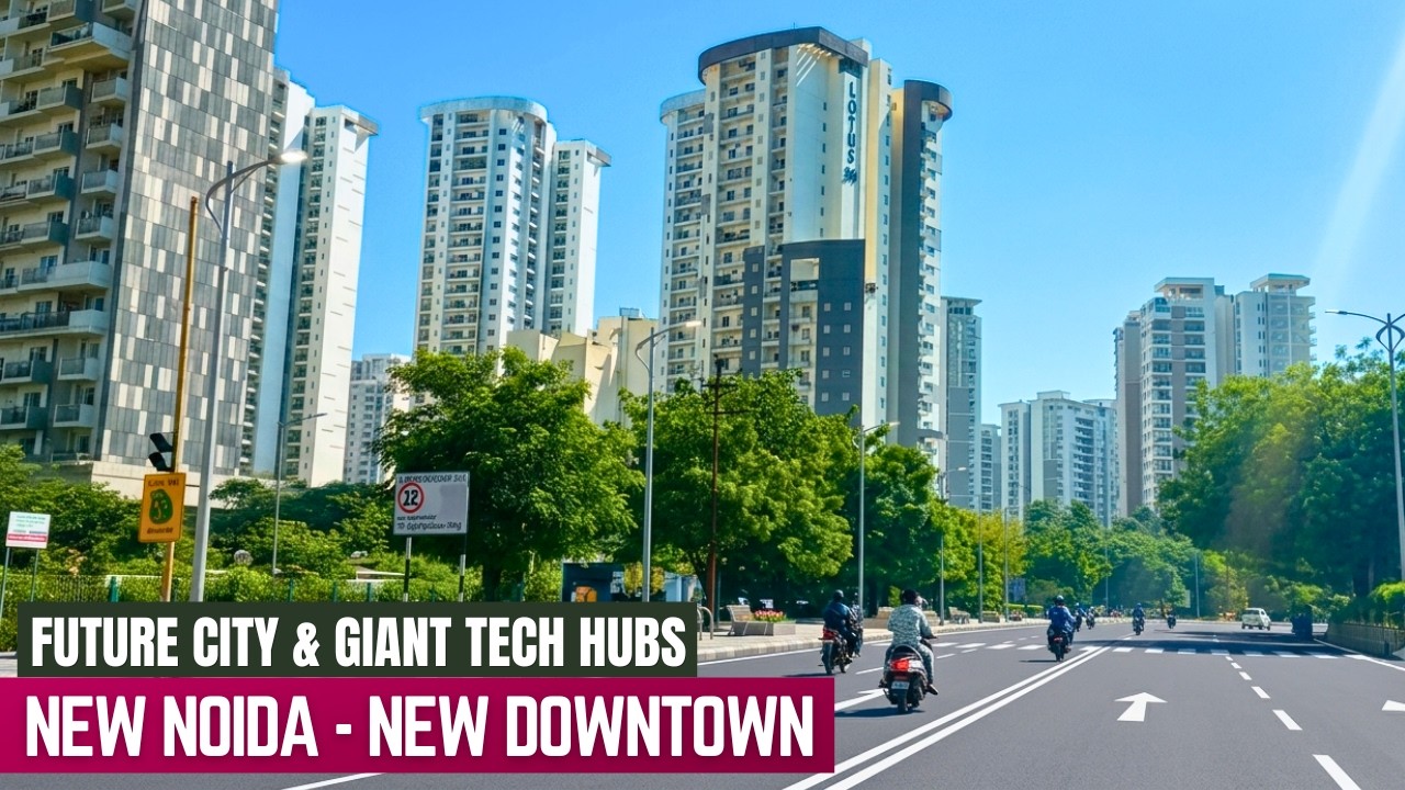 😱 You Won't Believe This New Noida! Luxury Housing & Giant Technology Hub Together 🇮🇳