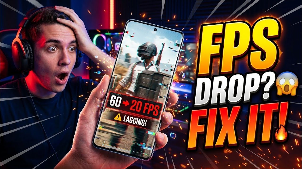 PUBG FPS Drop & Stuttering? 😱 FIX IT! | PUBG Mobile