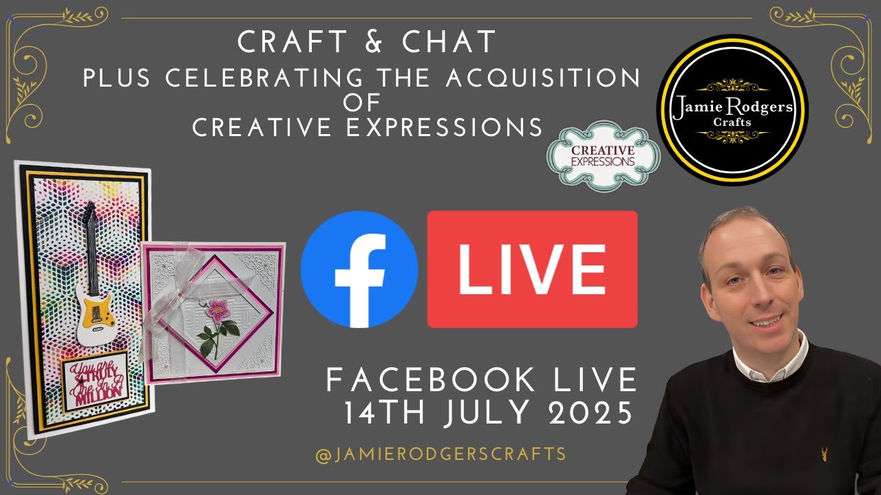 Jamie Rodgers Crafts Facebook LIVE - Monday Night Natter - 14th July 2025