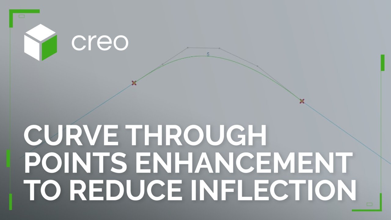 Avoid Inflections in Curve Through Points | Creo 12