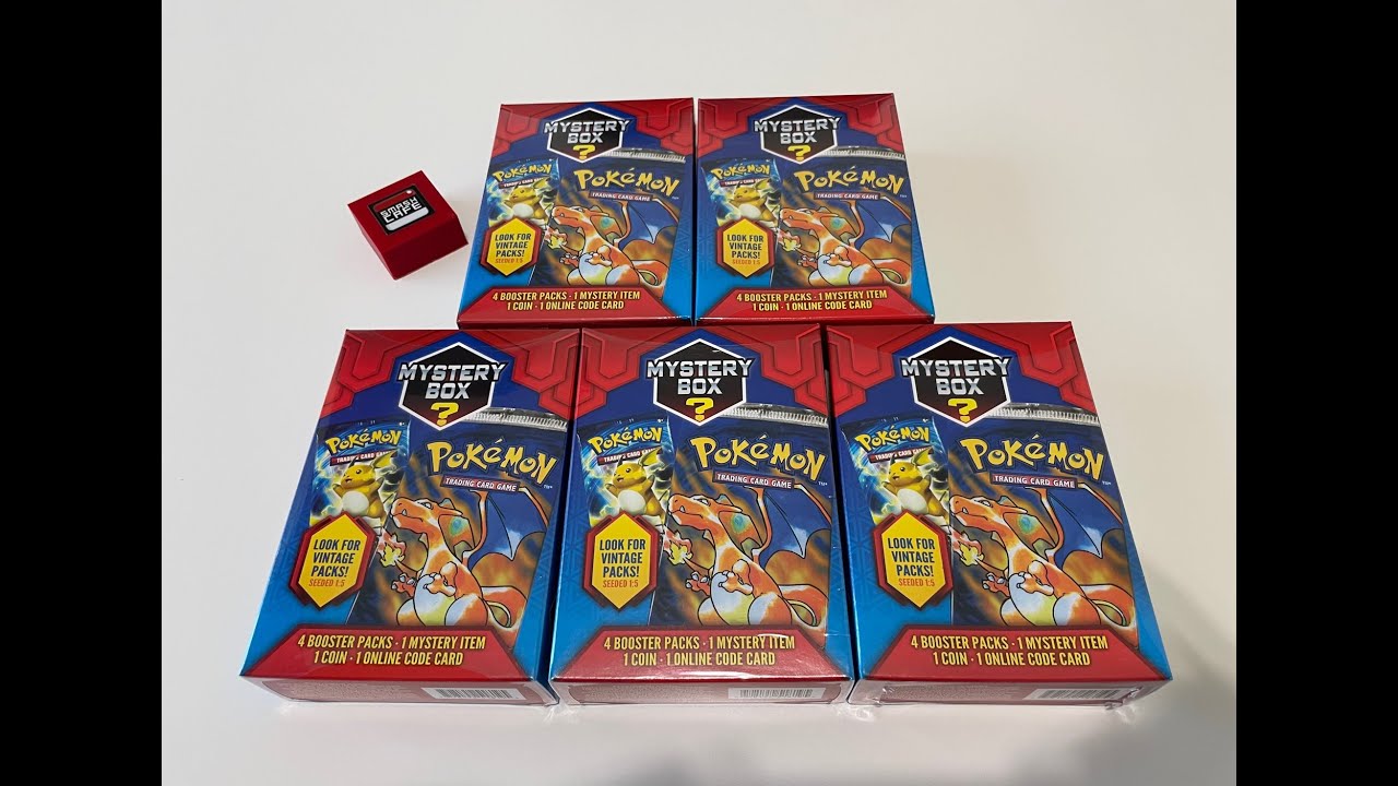 Pok&eacute;mon Mystery Box&rsquo;s from Walgreens 2020 **Vintage Pack Pulled!!**