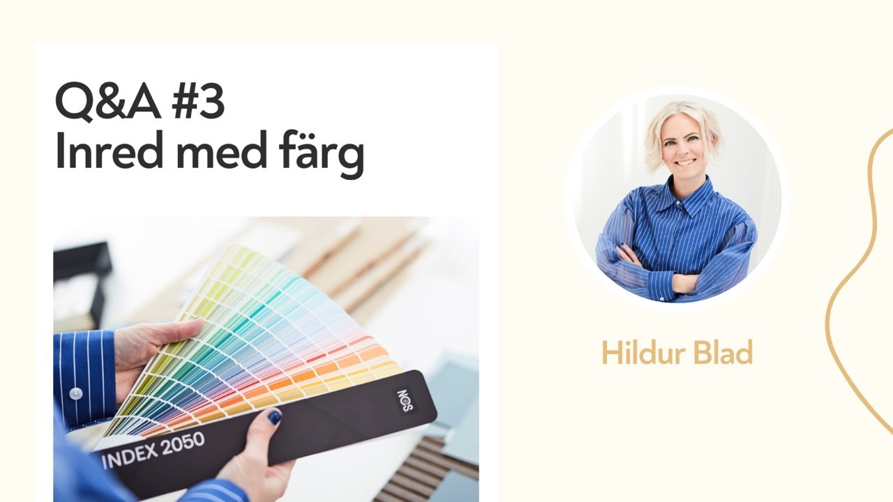 Q&A #3 - Välja färg på väggar, möbler och inredningsdetaljer