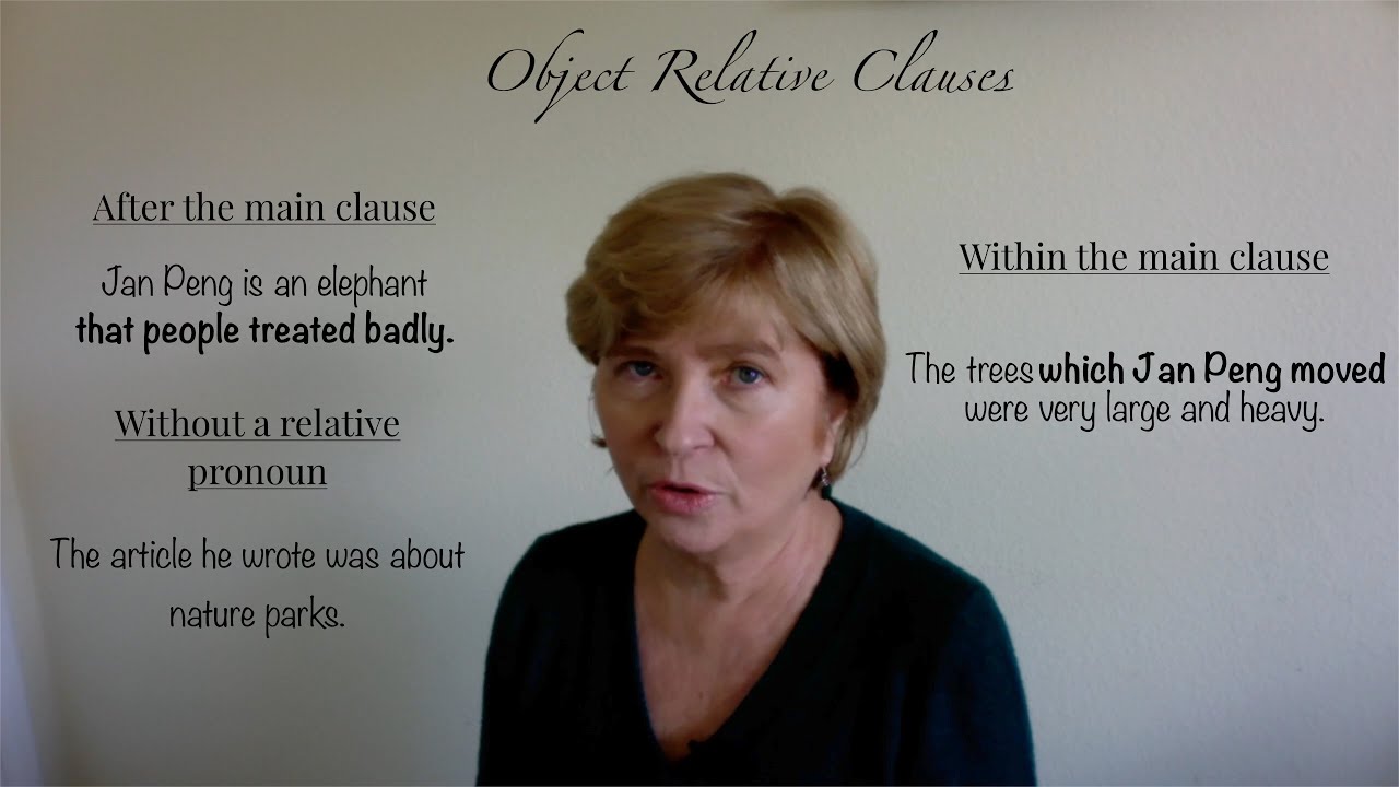 Object Relative Clauses
