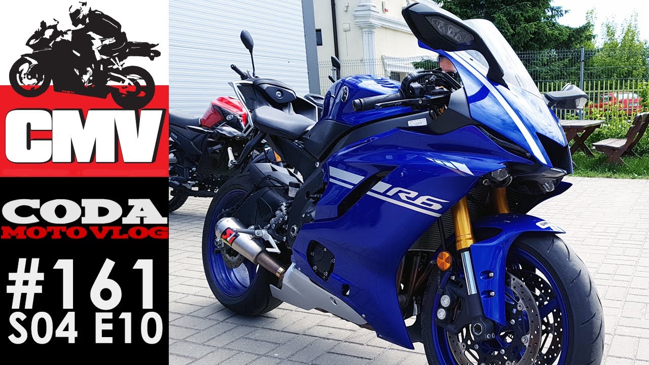 CMV#161: Yamaha YZF-R6 2017 pierwsza jazda - CODA MV