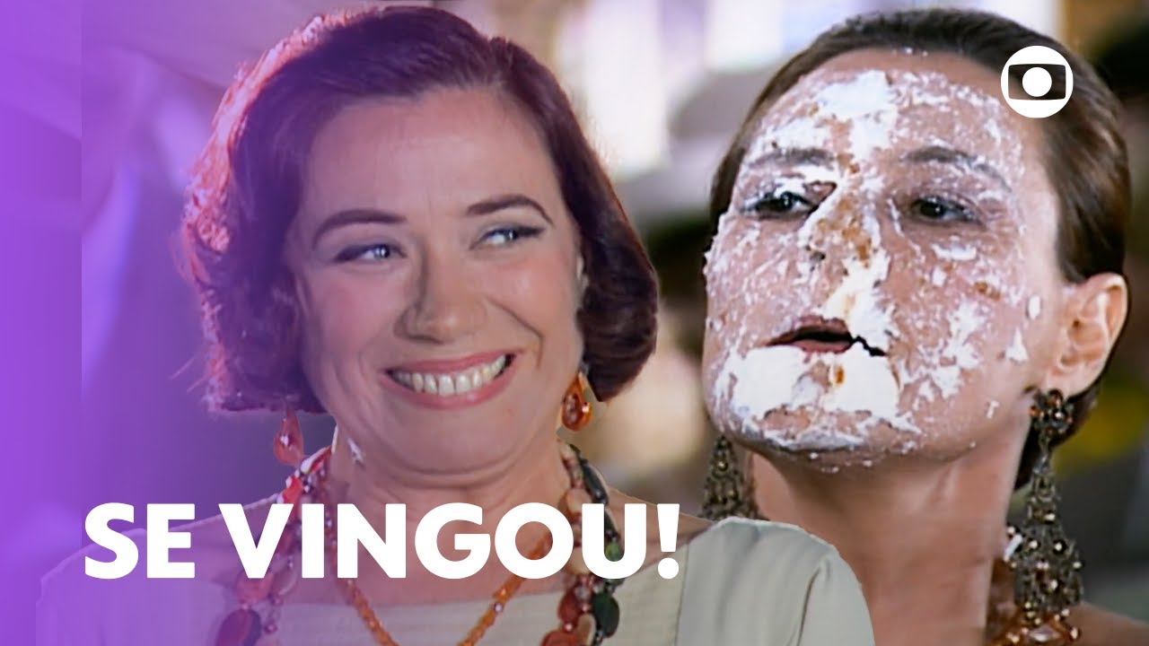 Bárbara empurra Jezebel pra cima do bolo! | Chocolate com Pimenta | TV Globo