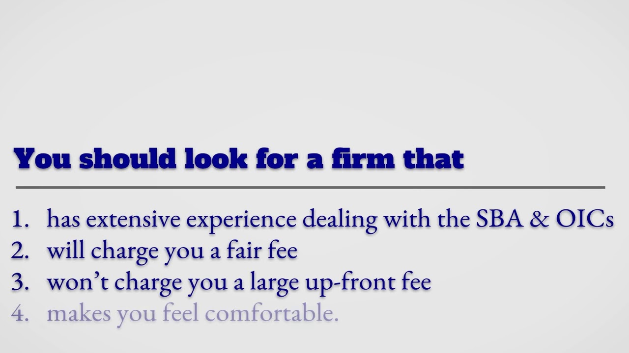 Do I Need an attorney to Settle My SBA Loan?