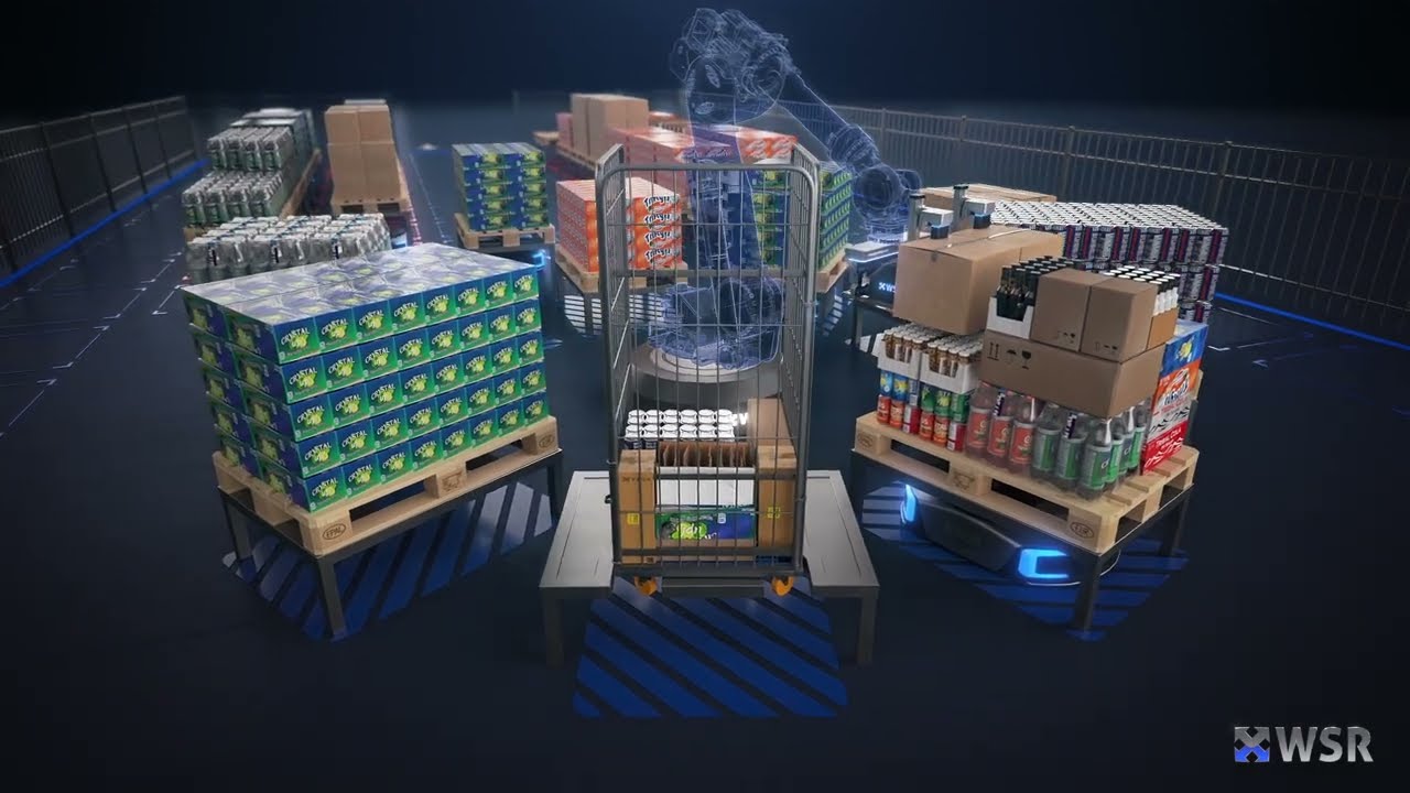 Mixed Palletizing by WSR Robo-Pick