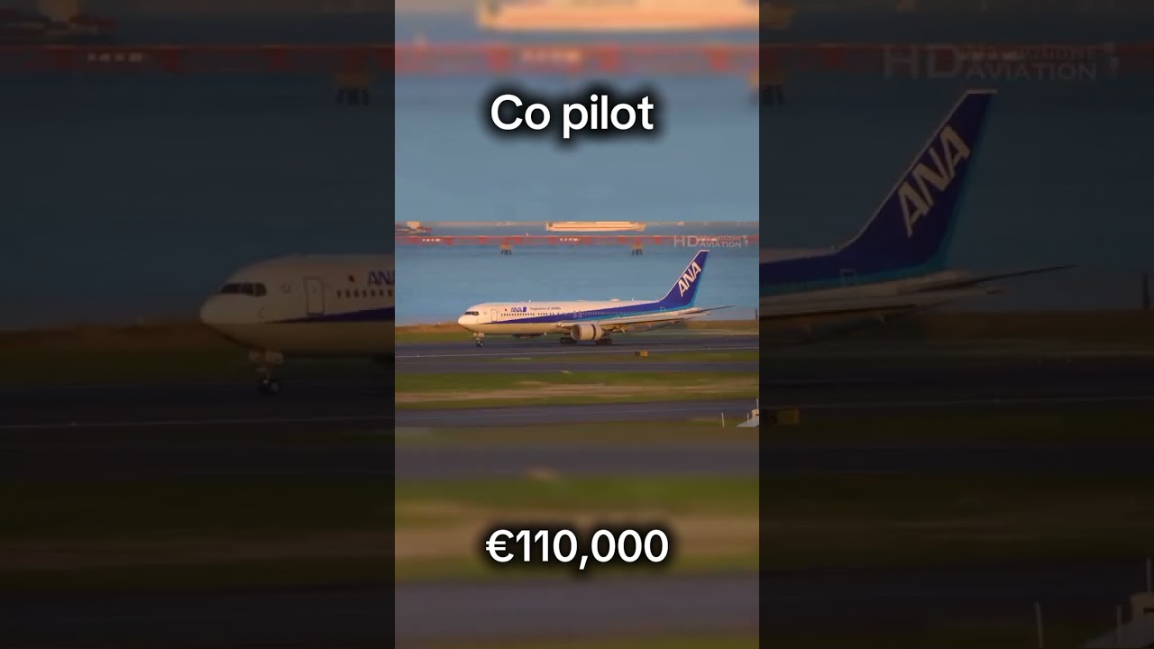 How Much Money Do Pilots Make?✈️👨&zwj;✈️-ANA🇯🇵 #airlines #edits #onviation #airliner #concorde #daily