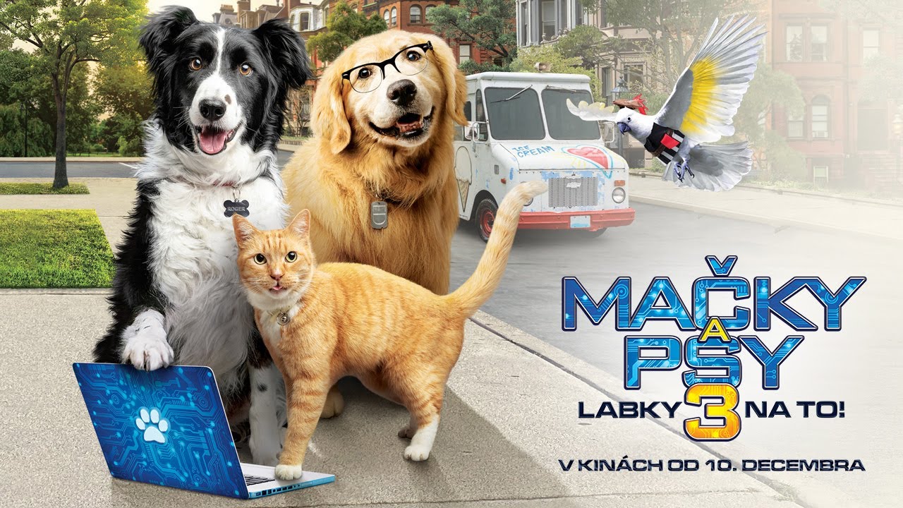 MAČKY A PSY 3: LABKY NA TO! - v kin&aacute;ch od 10. decembra - trailer F1 (slovensk&yacute; dabing)