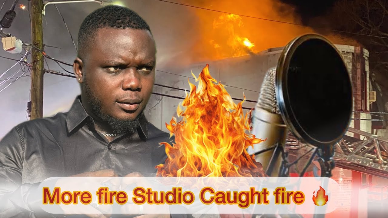 Breaking; Eddy WIZZY’S Studio caught fire and got burned 