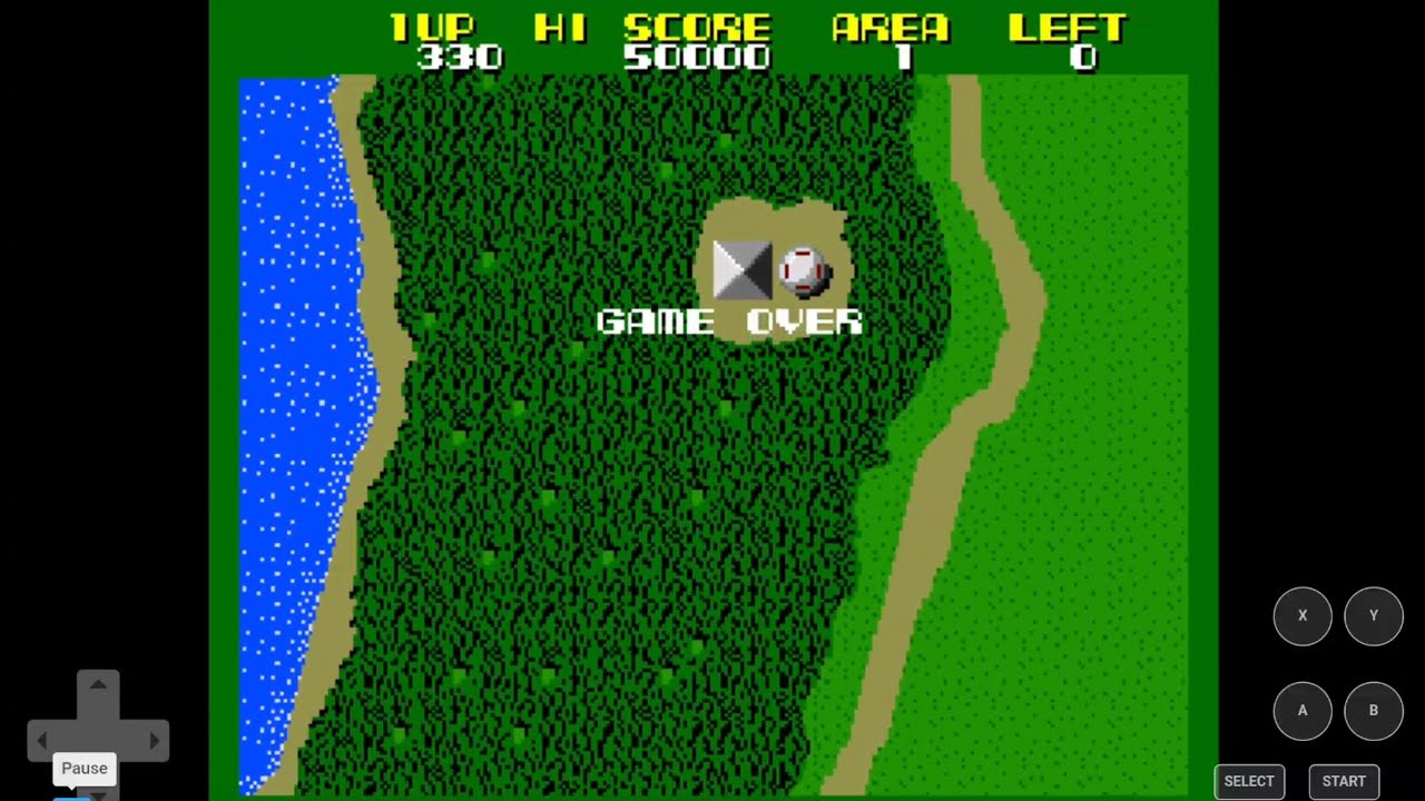 Xevious - Fardraut Saga (MSX 2) Game Over 