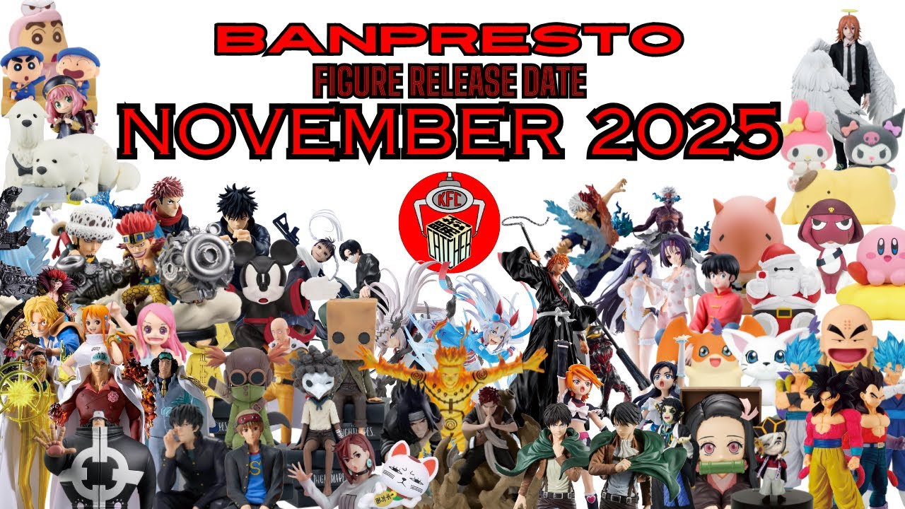 ACTION FIGURE BANPRESTO YANG BAKAL RILIS BULAN NOVEMBER 2025!!!
