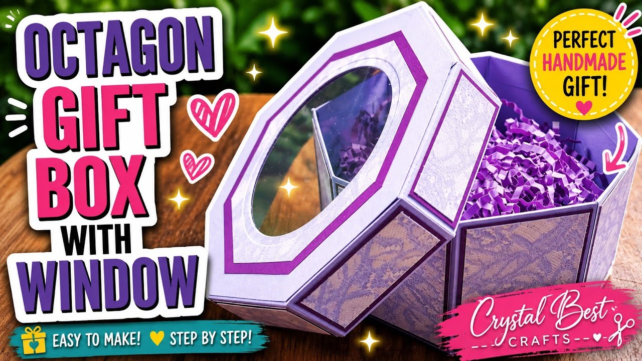 Octagon Gift Box | The Perfect DIY Handmade gift | Tutorial