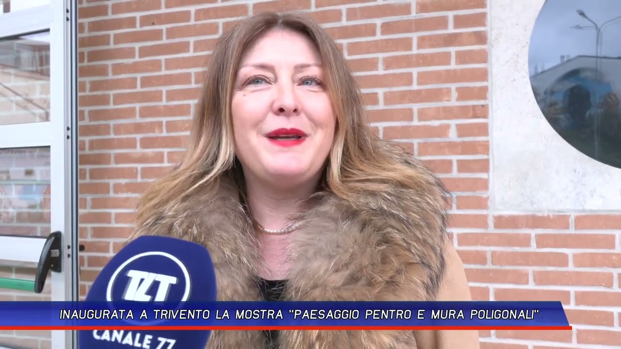 INAUGURATA A TRIVENTO LA MOSTRA PAESAGGIO PENTRO E MURA POLIGONALI