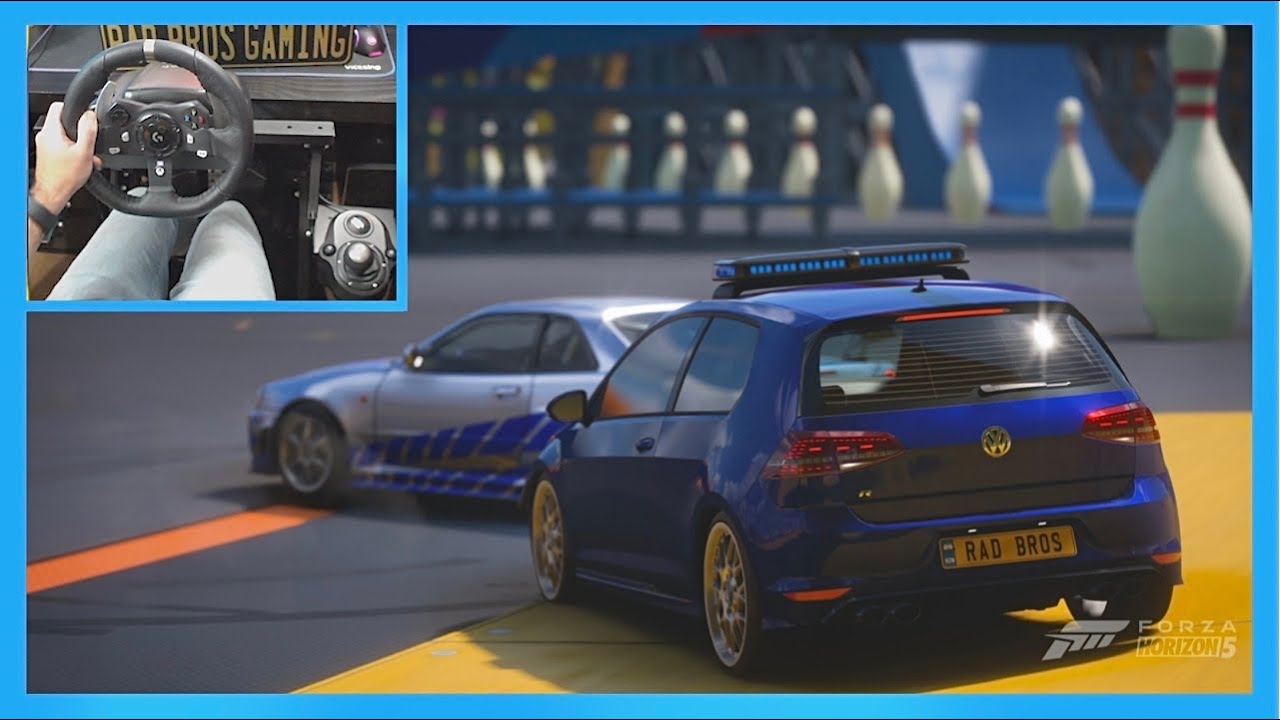 Golf R Forza Horizon 5 Cruise - Logitech Steering Wheel Gameplay