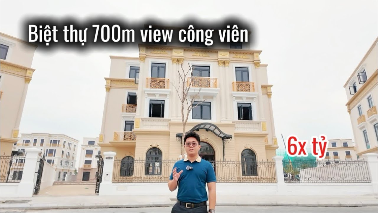 Dinh Thự 700m View Công Viên, Bờ Biển Rộng Sau Nhà - Vinhomes Vũ Yên