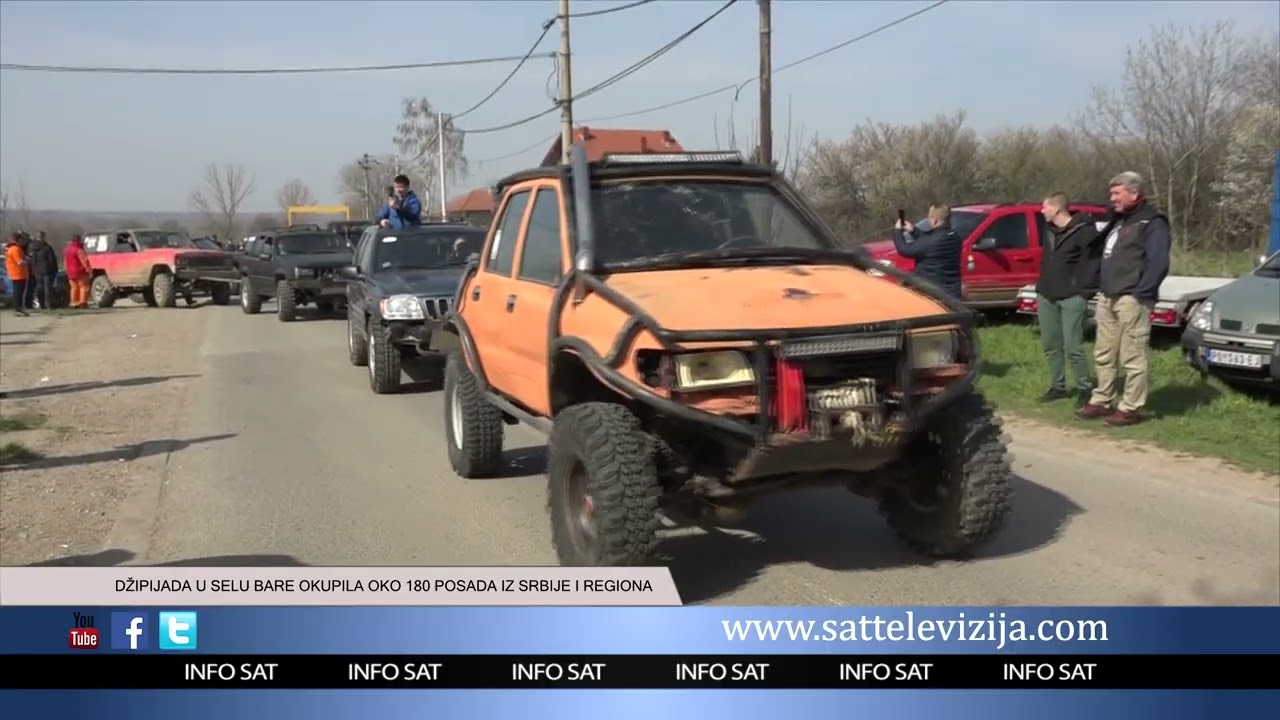 DŽIPIJADA U SELU BARE OKUPILA OKO 180 POSADA IZ SRBIJE I REGIONA