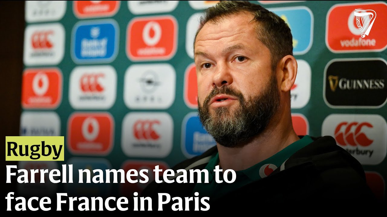 Stockdale, Loughman and both Prendergasts to start in Paris