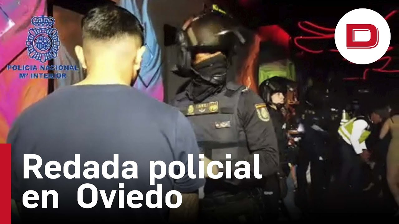 Redada en Oviedo se salda con siete detenidos y 20 incautaciones de droga