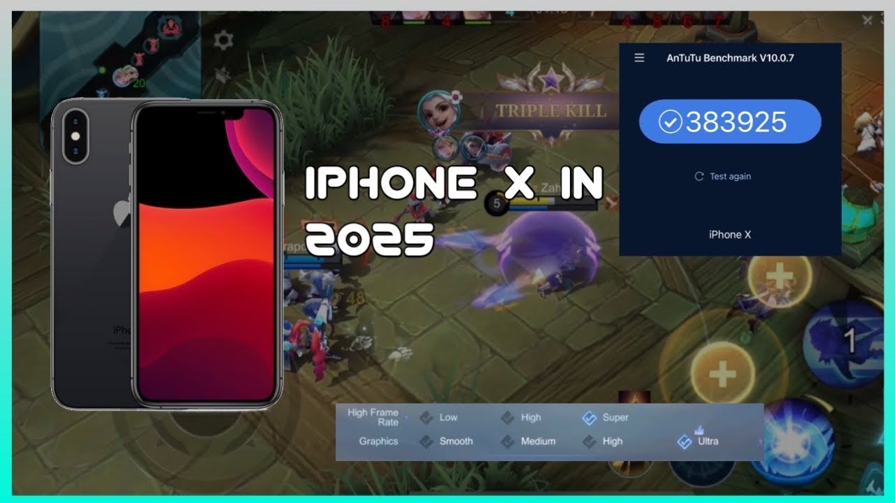 iPhone X Mobile Legends Test in 2025
