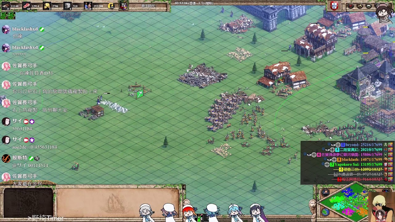 【AOE2】友進場,入門練習 (BC監督)