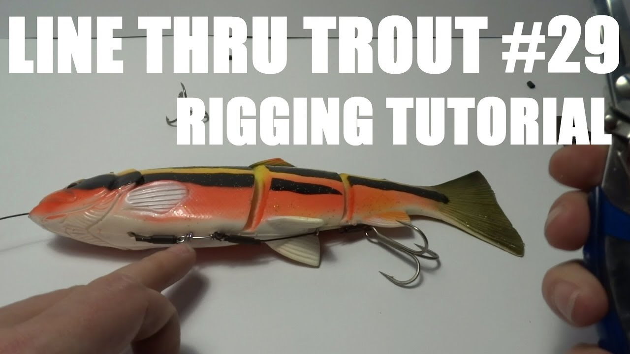 #29 Savage Gear Line Thru Trout Rig Tutorial