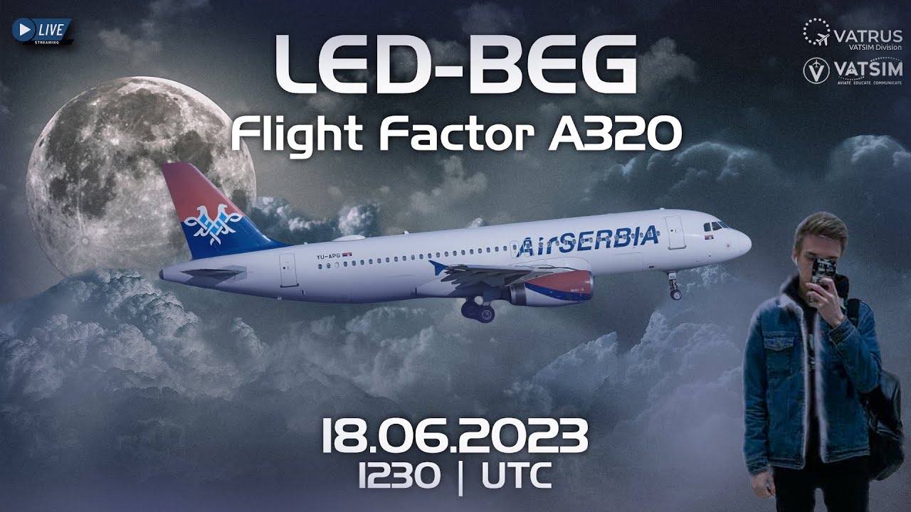 🔴 Санкт-Петербург - Белград | FF A320