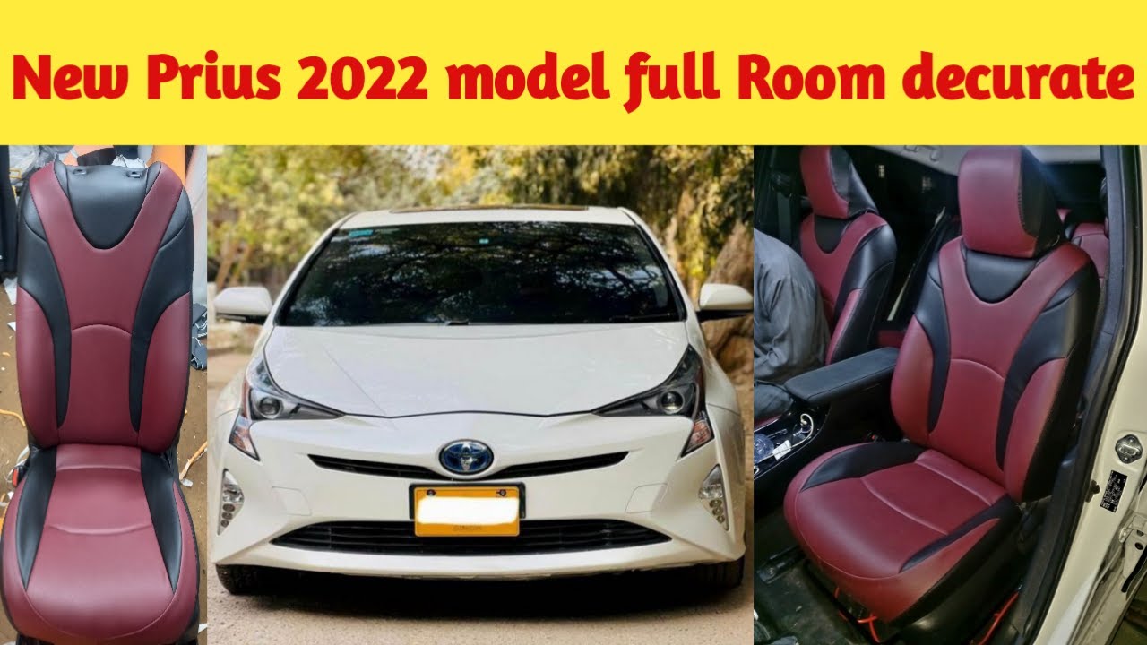 NEW PRIUS 2022-23 MODEL LEATHER SEAT COVER FULL ROOM DECURATE