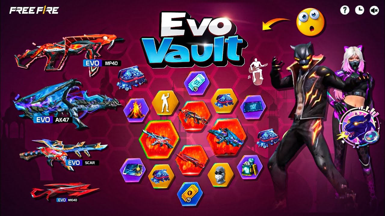 Next Evo Vault🤩Event 100% Conform Free Fire | Ff New Event Today | Free Fire New Event