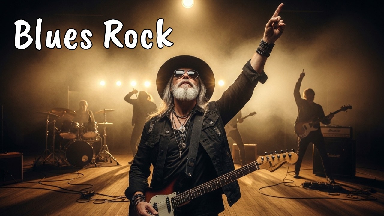 Eric Clapton, Jimi Hendrix, ZZ Top, BB King, Muddy Waters – Ultimate Blues Rock Feel & Vocal Power