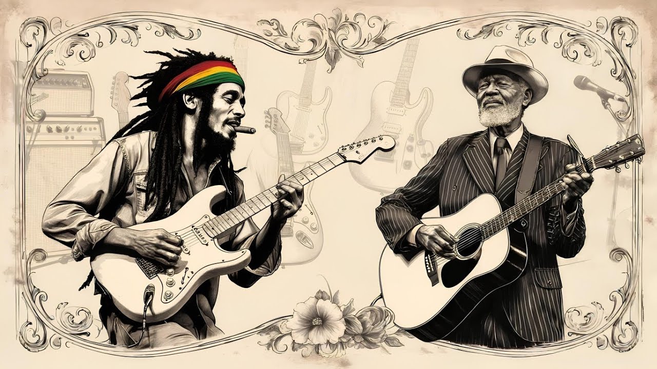 One hour chill blues reggae instrumentals