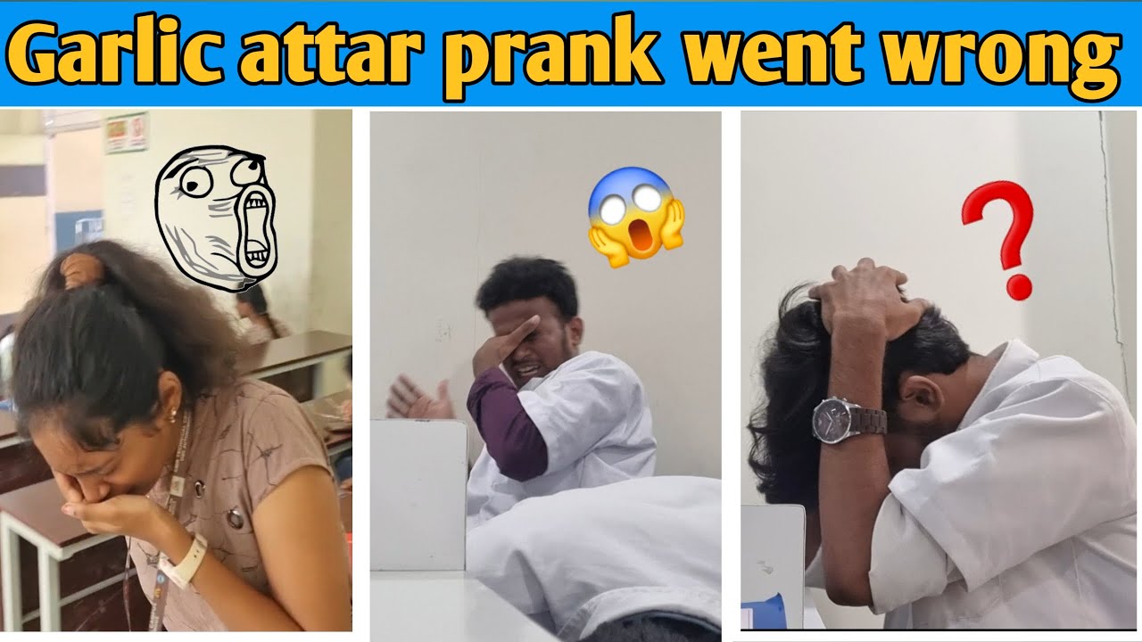 Garlic attar prank went crazy 🤯🥴