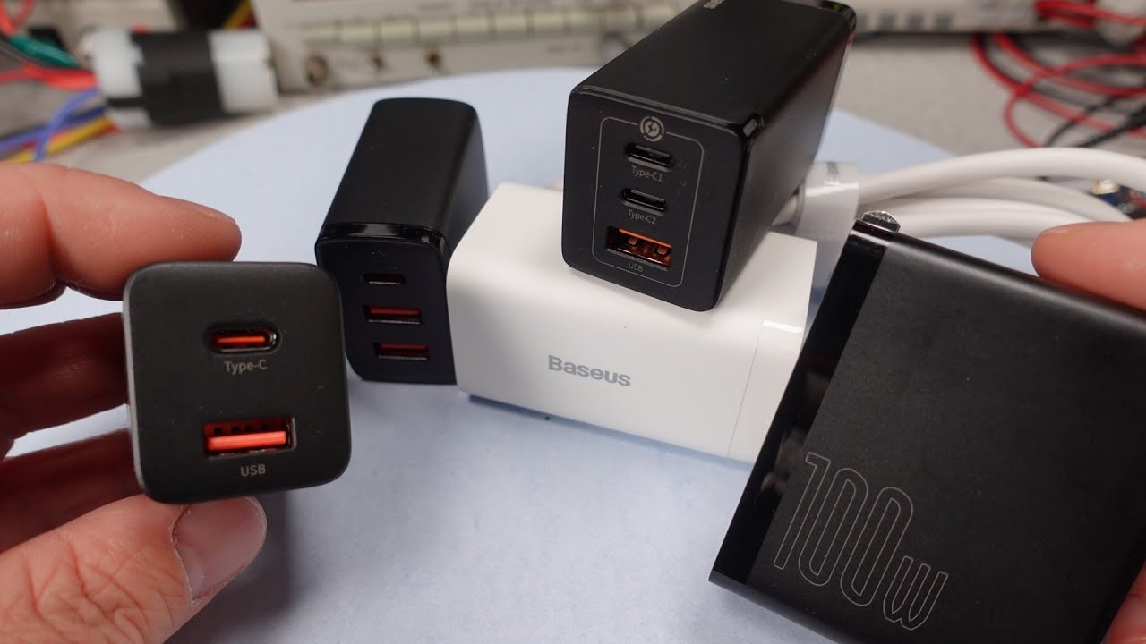 Обзор и тестирование зарядных устройств Baseus USB A и C мощностью 30 Вт, 65 Вт и 100 Вт