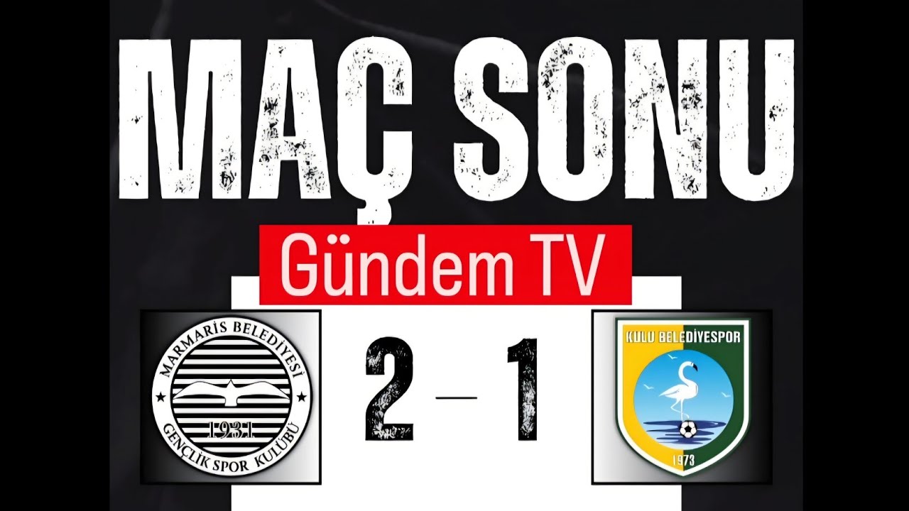 Marmaris Yat Marina FK, 2-1 Konya Kulu Belediyespor maçının ikinci yarısı