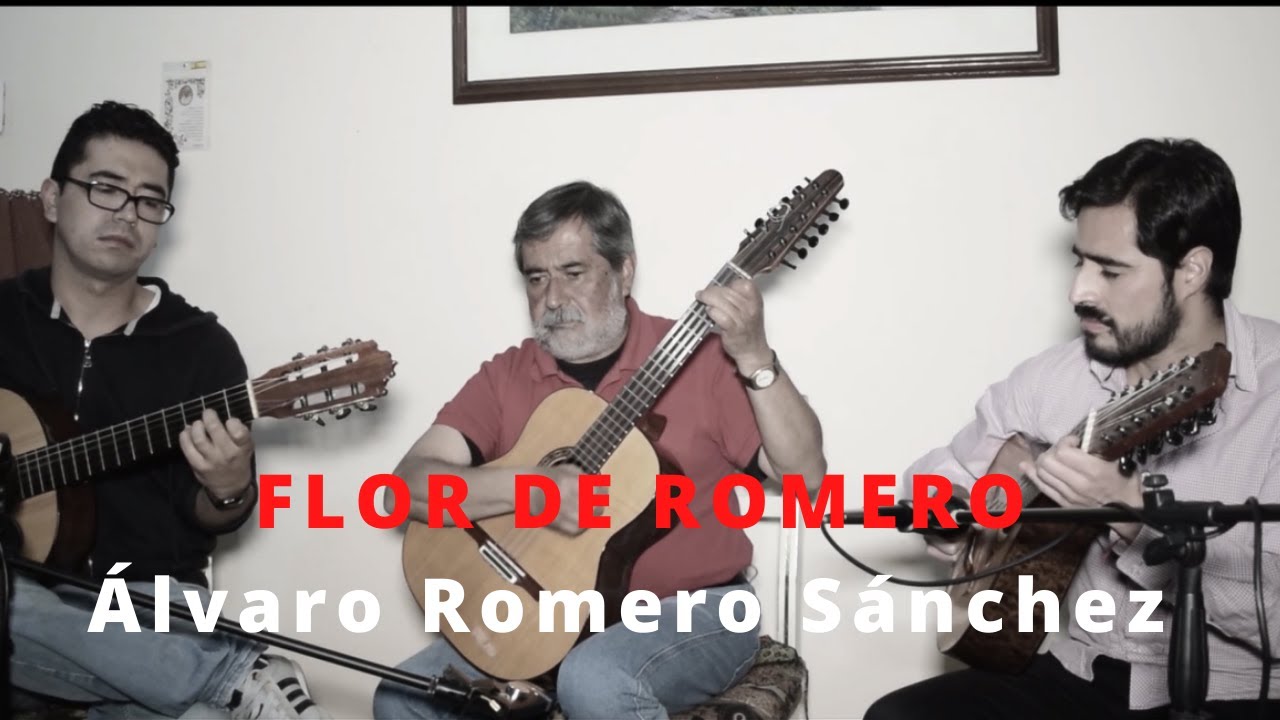 FLOR DE ROMERO  (MUSICA COLOMBIANA)  [Álvaro Romero Sánchez - BAMBUCO]  Trio Instrumental
