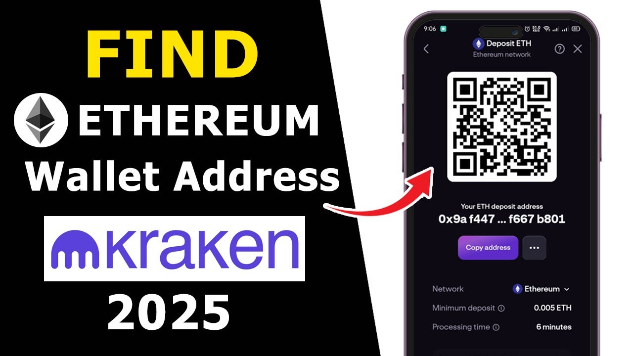 How to Find Ethereum Wallet Address on Kraken with QR Code