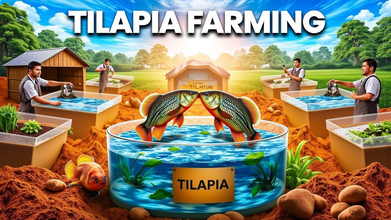 FARMING FOOD FISH WITH DONNIE BUNTING | TILAPIA FISH FARMING
