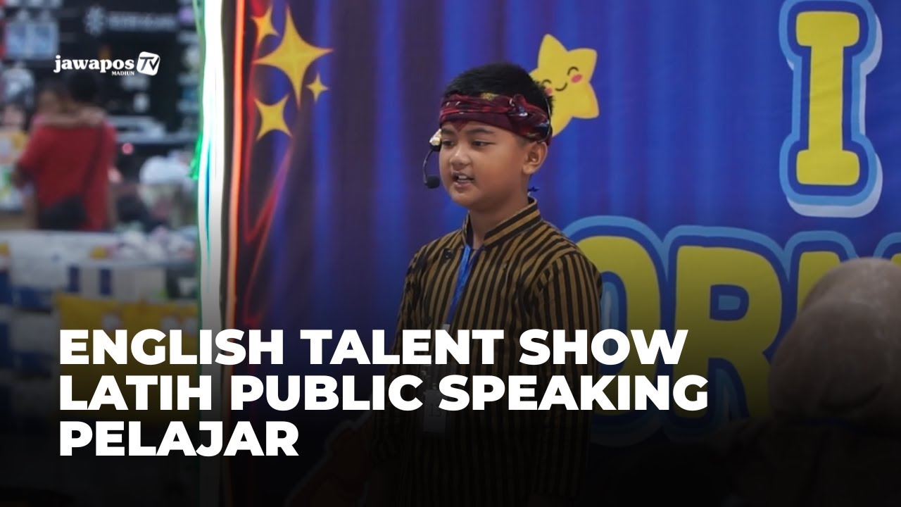 KOTA MADIUN - English Talent Show Latih Public Speaking Pelajar