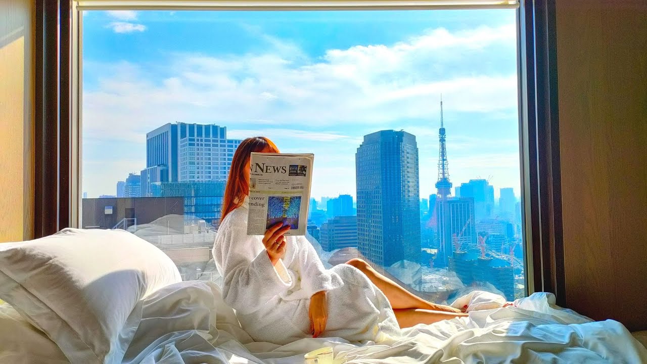 $376 Отель класса люкс /InterContinental - ANA Tokyo/Клубная гостиная😴🛌Путешествие по Японии
