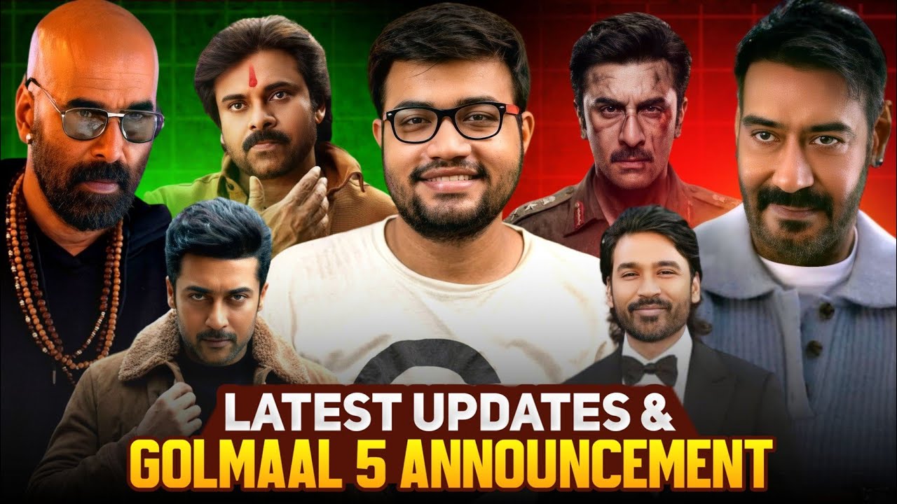 Golmaal 5 AnnouncementVideo|Ustaad Bhagat Singh Trailer Review|Dhurandhar2|Velpari|Love&War|Suriya46