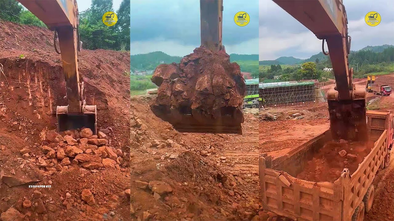How To Excavators Load Soil Onto Trucks Professionally P1421
