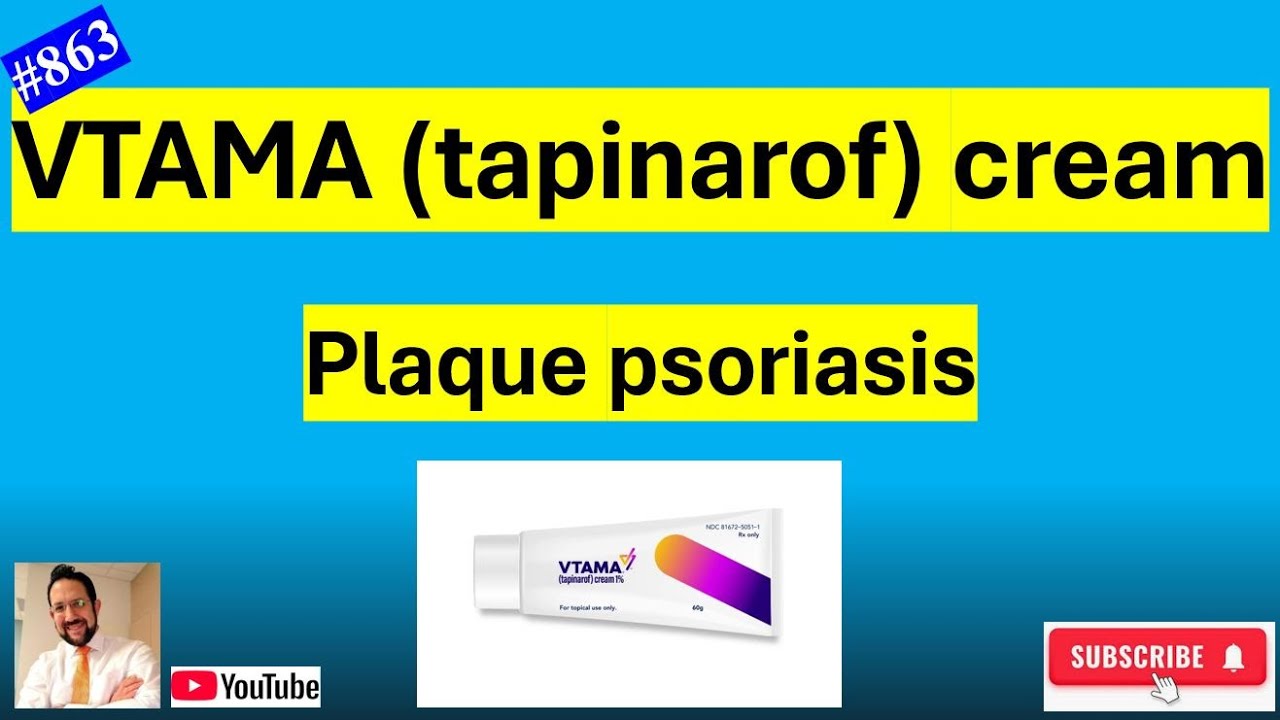 Варианты лечения бляшечного псориаза: крем VTAMA (тапинароф).