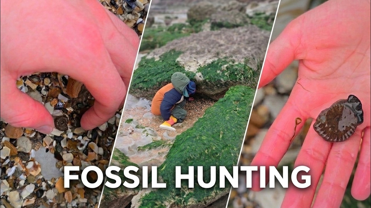 Son & Dad Go Fossil Hunting