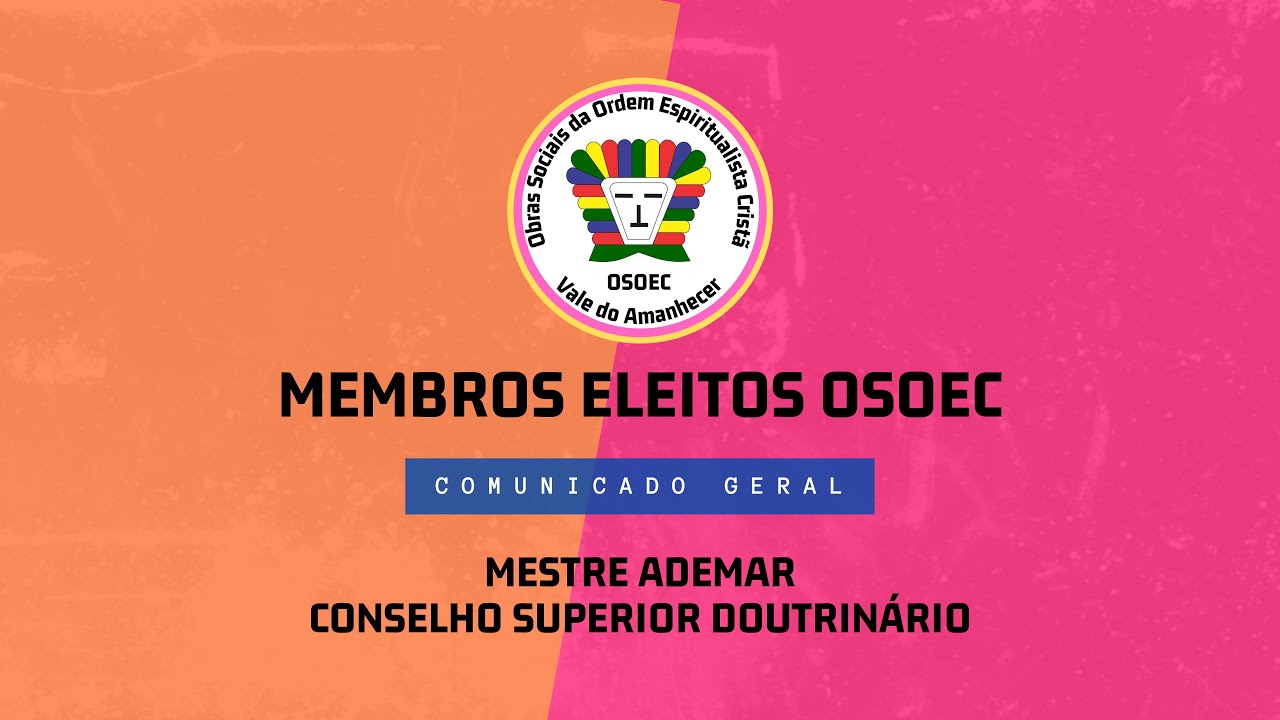 Comunicado do Trino Herdeiro Muray Mestre Ademar