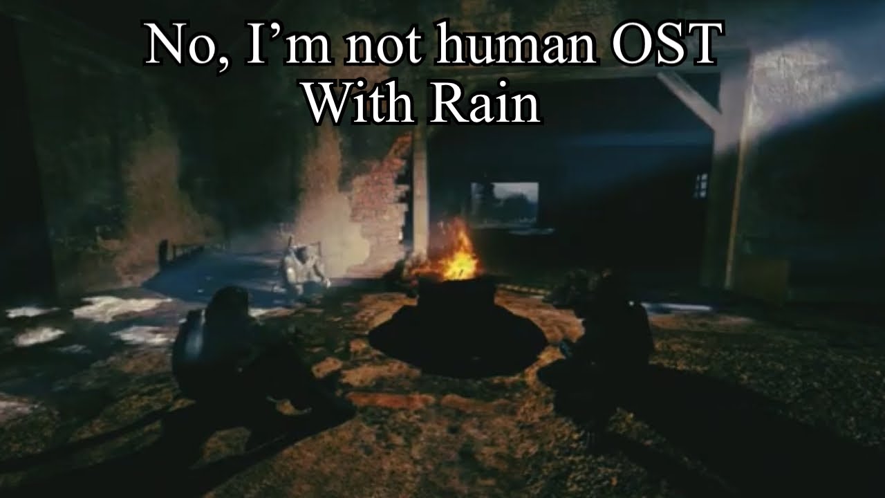 No, I&rsquo;m not human OST with rain