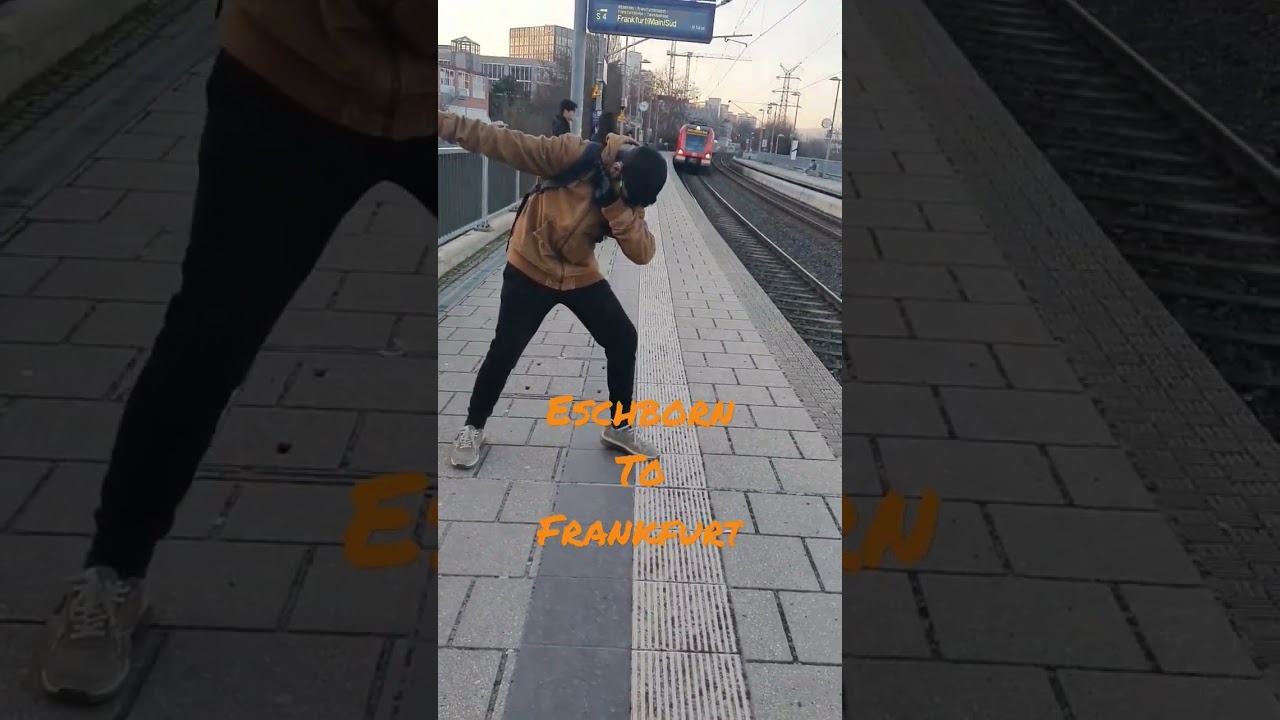 A quick ride from Eschborn to Frankfurt in Germany S Bahn