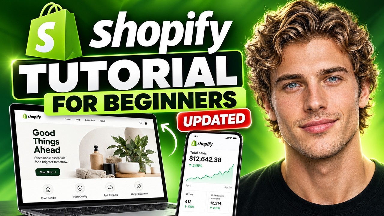 Shopify Tutorial For Beginners 🔥 Complete Store Setup, Step By Step