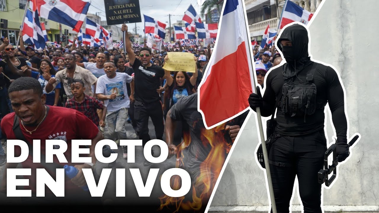 Marcha contra Ilegales haitianas los Mina en vivo