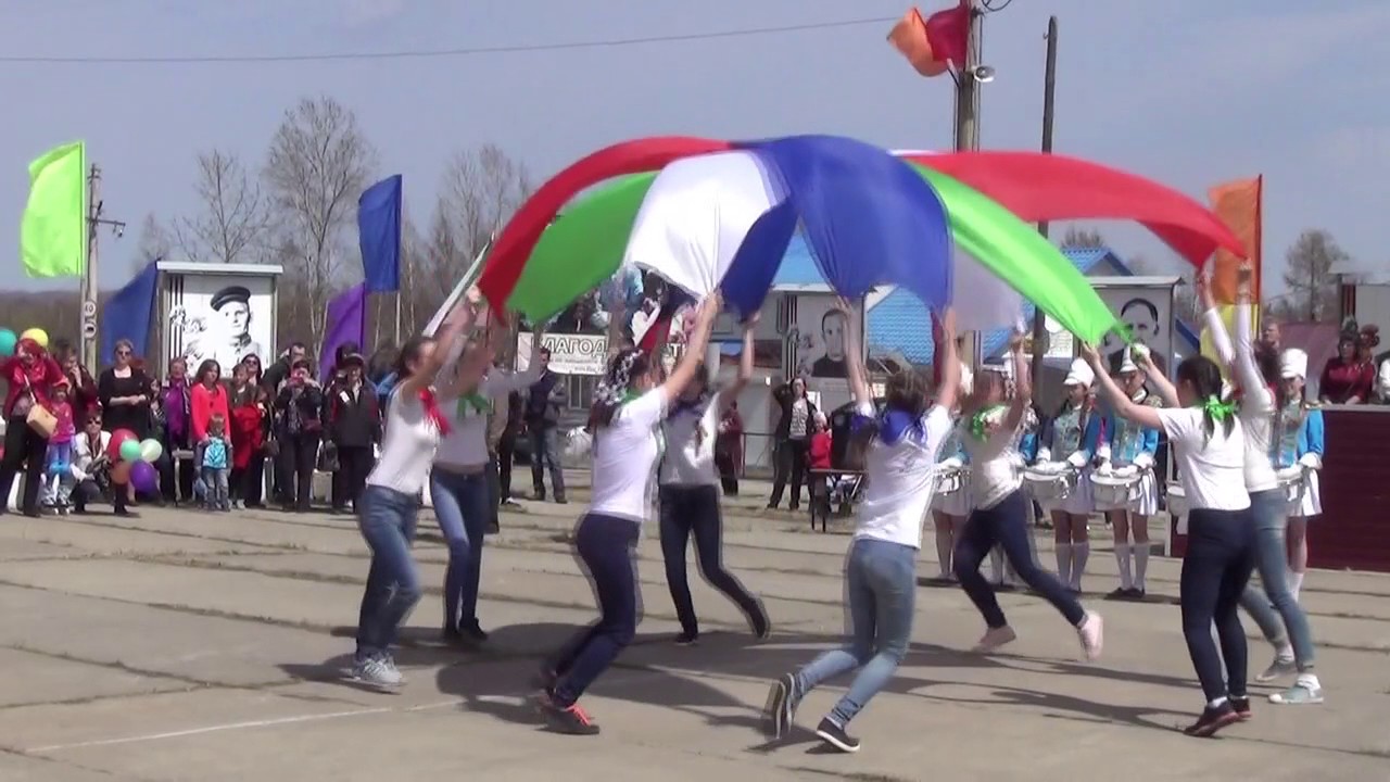 9 Мая Митинг в Горине-Танец с лентами